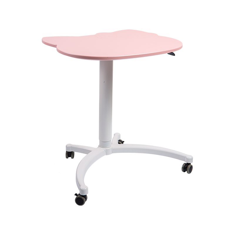 TH12 (Columna de patas con cabeza de gato + Columna de panel con cabeza de gato) Escritorio neumático ajustable en altura